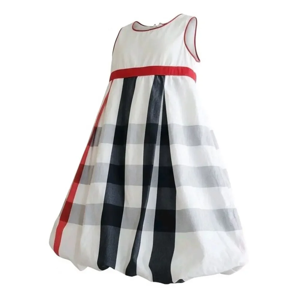 BURBERRY Dress 3Y Nova Check Sleeveless Summer Sun Dress Toddler